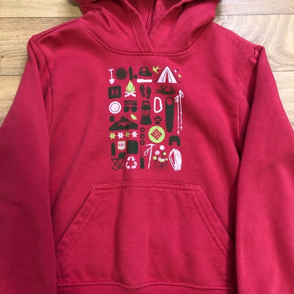Columbia girls pullover hoodie sweater xs-6/7 - Picture 3 of 3